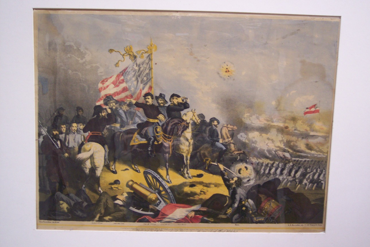 George Washington At Mount Vernon Large 11/" x 18.5/" Real Canvas Fine Art Print